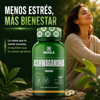 Ashwagandha Makila en gomitas blandas x 60 unidades