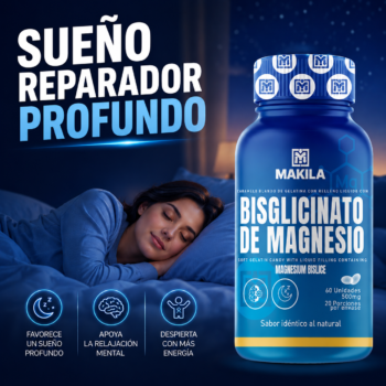 Bisglicinato de magnesio Makila en gomitas blandas x 60 unidades – imagen 4