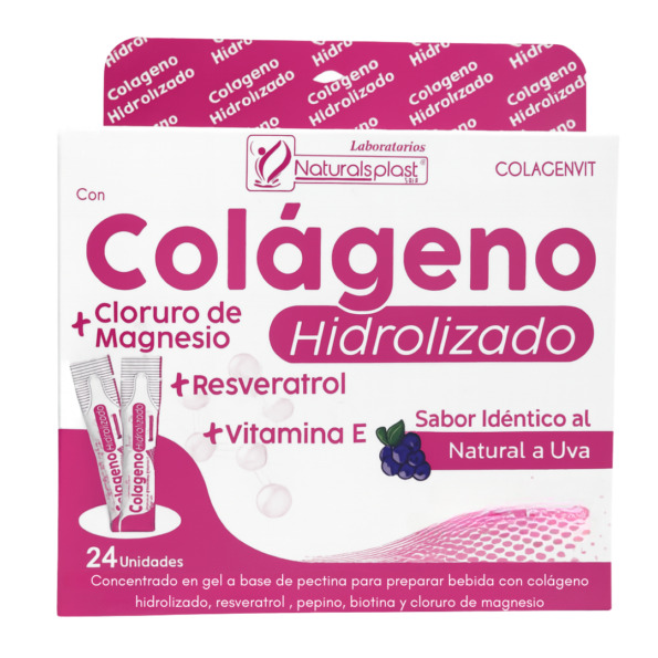 Colágeno hidrolizado Colagenvit en gel con resveratrol, magnesio y vitamina E – imagen 3