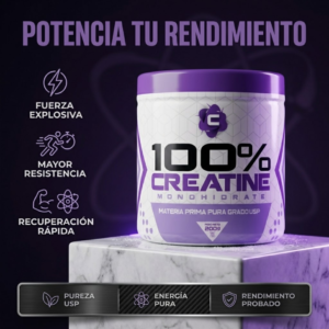 Creatina monohidratada 100% pura grado USP 200 g