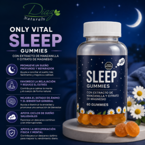 Gomitas para dormir Sleep Gummies con manzanilla y citrato de magnesio