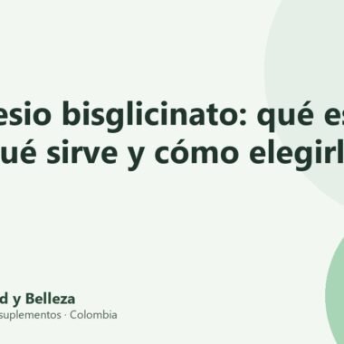 QUÉ ES EL COLÁGENO HIDROLIZADO: PARA QUÉ SIRVE Y MÁS