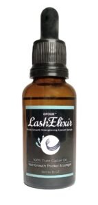 Sérum para pestañas LashElixir aceite de ricino 100% puro 30 ml